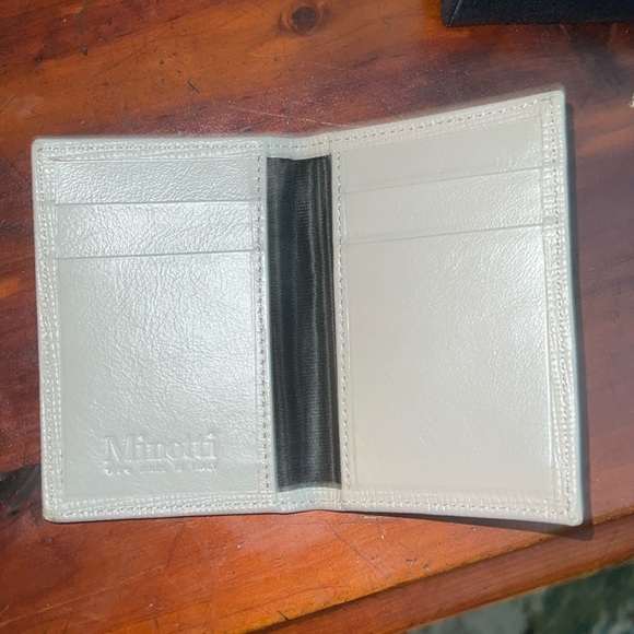 Minotti Grey Wallet/card holder - Picture 3 of 4